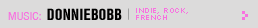 Featured Music: donnieBobb