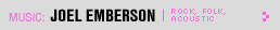 Featured Music: Joel Emberson
