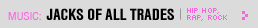 Featured Music: Jacks Of All Trades