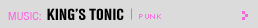 Featured Music: King's Tonic