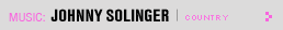 Featured Music: Johnny Solinger