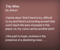 Featured Writer: Alison