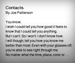Featured Writer: Joe Patterson