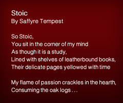 Featured Writer: Saffyre Tempest